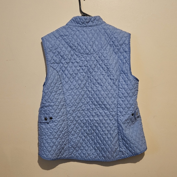 Barbour Fulbourn Gilet Vest In Light Baby Blue - Picture 4 of 5